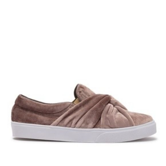 KAANAS Mantuae Knotted Velvet Bow Sneaker - Picture 3 of 5